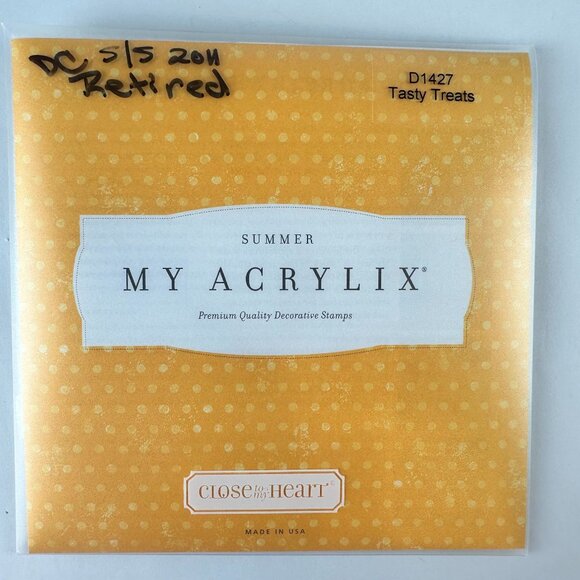 My Acrylix Summer Tasty Treats Stamps d1427 - Picture 2 of 2